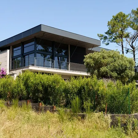 Maison Chapron De Standing Avec Piscine, Calme Et Golf A Biscarrosse