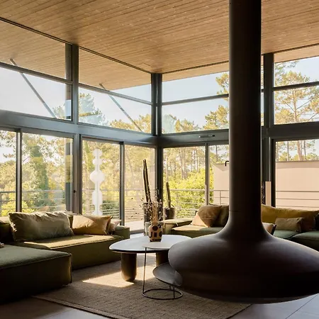 Maison Chapron De Standing Avec Piscine, Calme Et Golf A Willa Biscarrosse